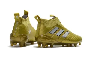 Adidas ACE PureControl FG Soccer Cleats Shoes Gold White