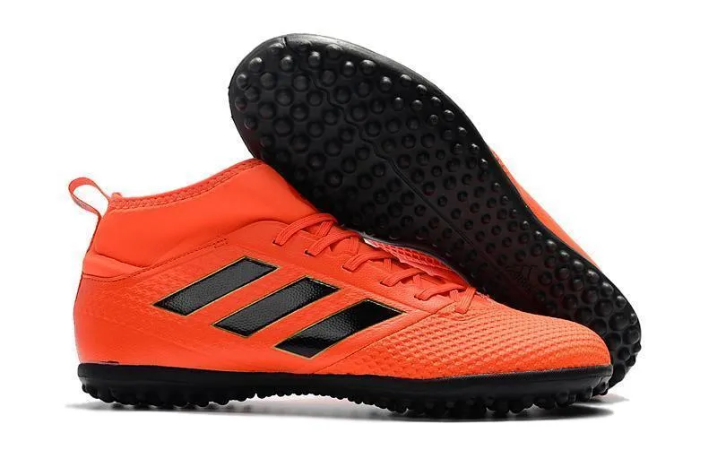 Adidas ACE TF Super Soccer Cleats Shoes Orange Black