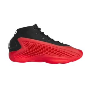 Adidas Men's Anthony Edwards 1 Pure Rudy Mid Shoes - Core Black / Red / Cloud White