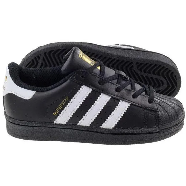 Adidas Originals Trainers Kids Superstar Black Cloud White