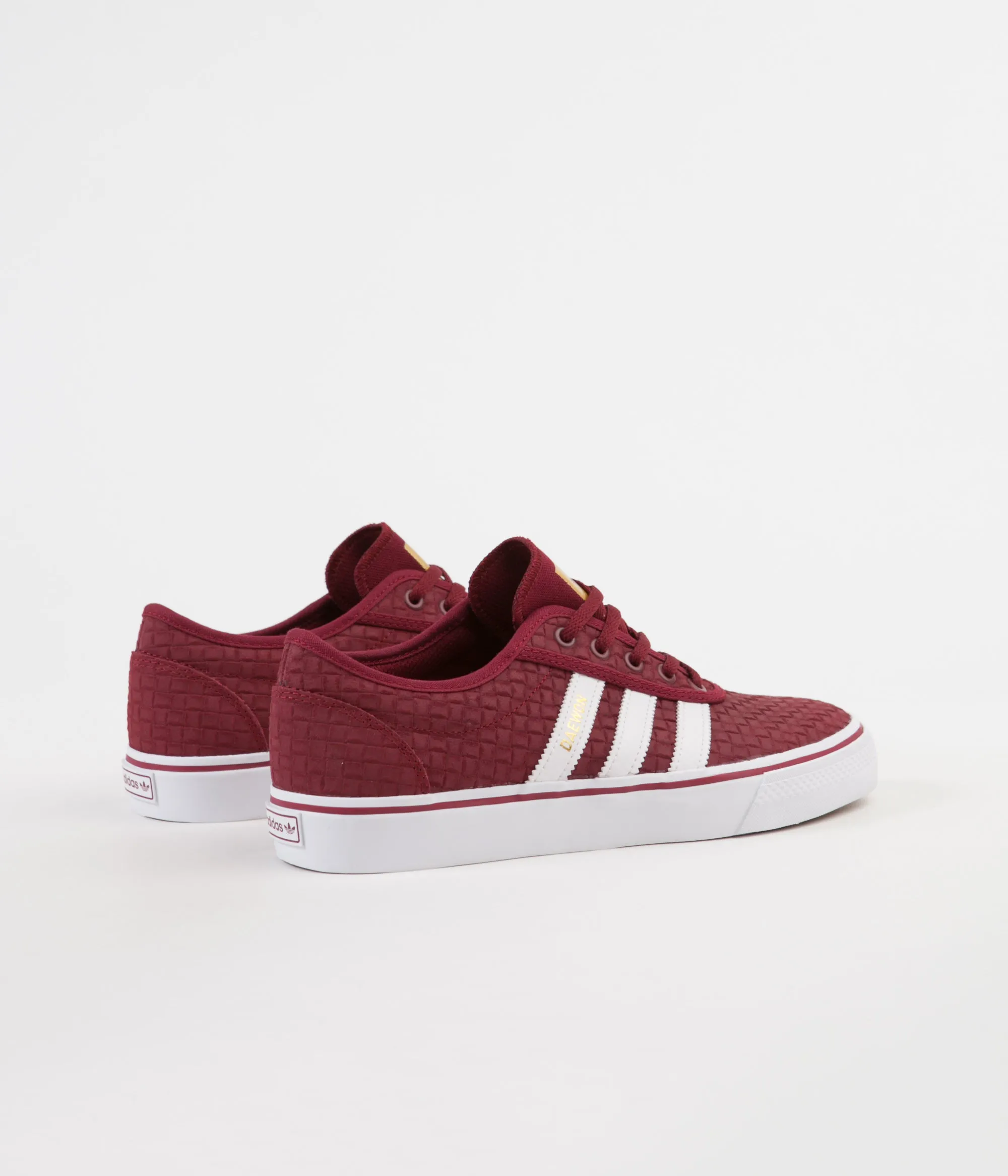 Adidas x Daewon Adi-Ease Shoes - Collegiate Burgundy / White / Gold Metallic