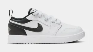 Air Jordan 1 Low Alt Preschool Lifestyle Shoes (White/White/Black)