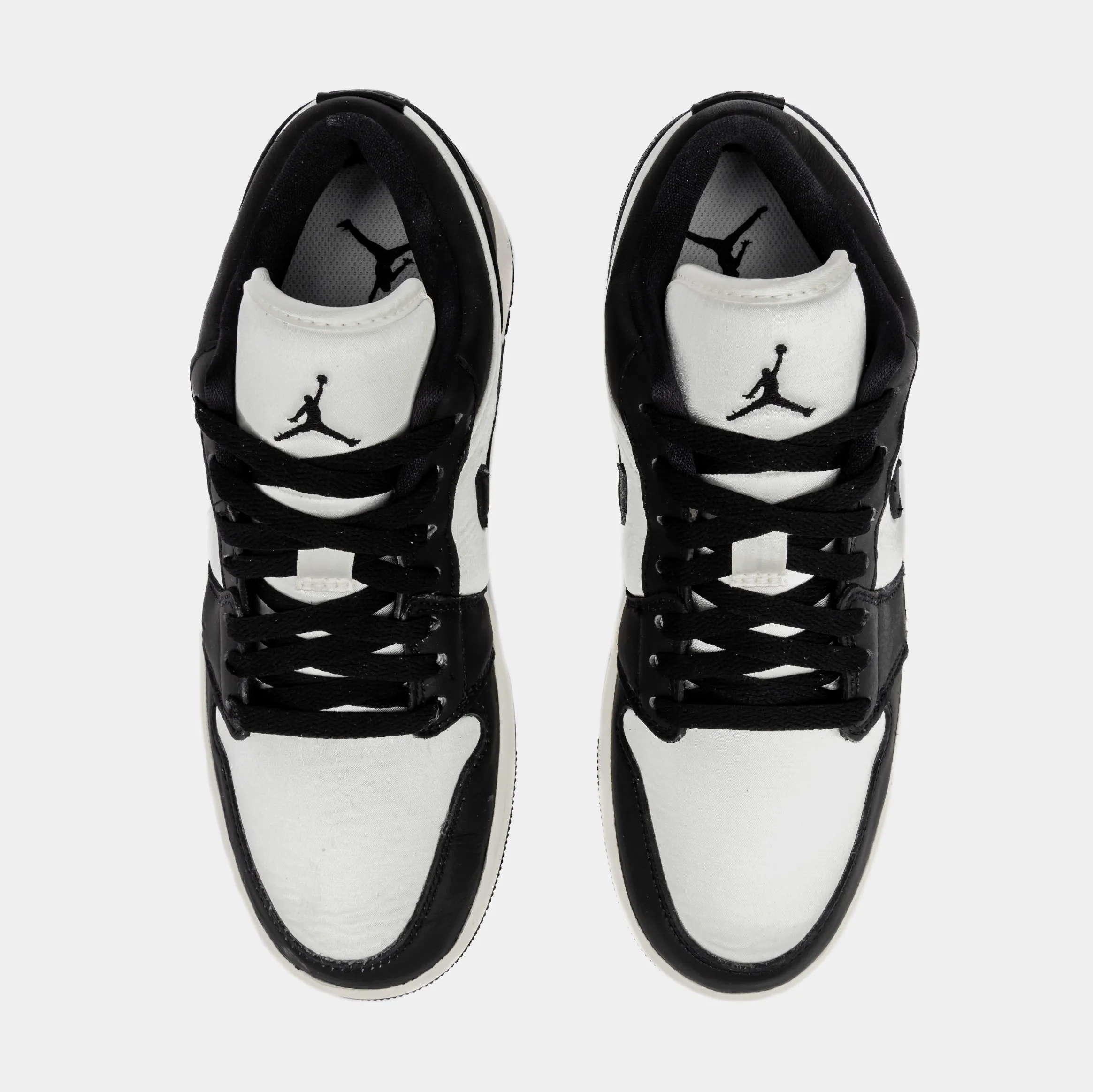 Air Jordan 1 Retro Low Vintage Panda Womens Lifestyle Shoes (Black/Sail)