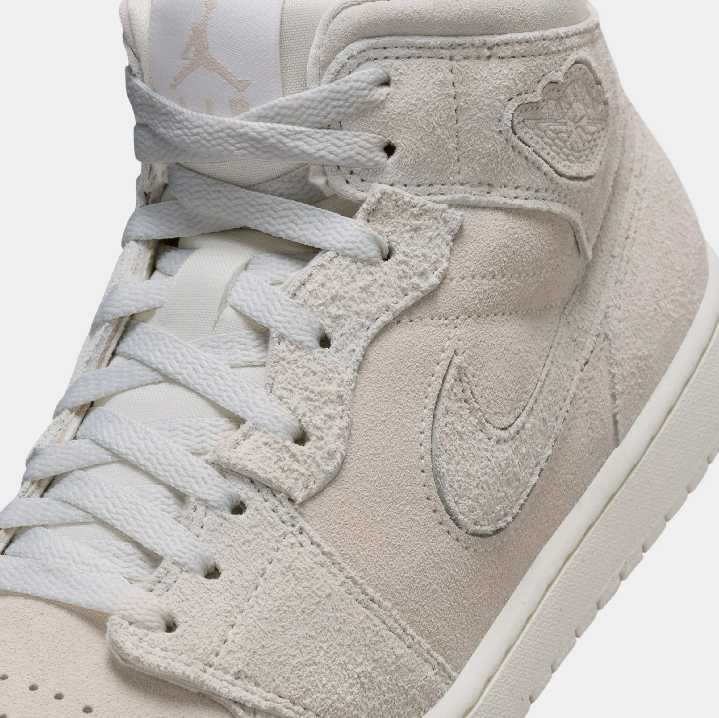 Air Jordan 1 Retro Mid SE Craft Mens Lifestyle Shoes (Pale Ivory/Sail/Legend Brown)