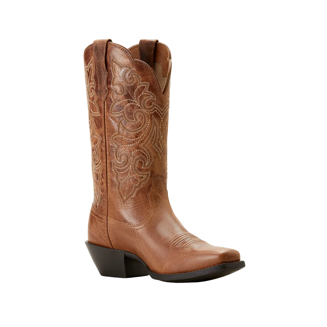 Ariat Women's Round Up Square Toe Western Ready Russet Boots