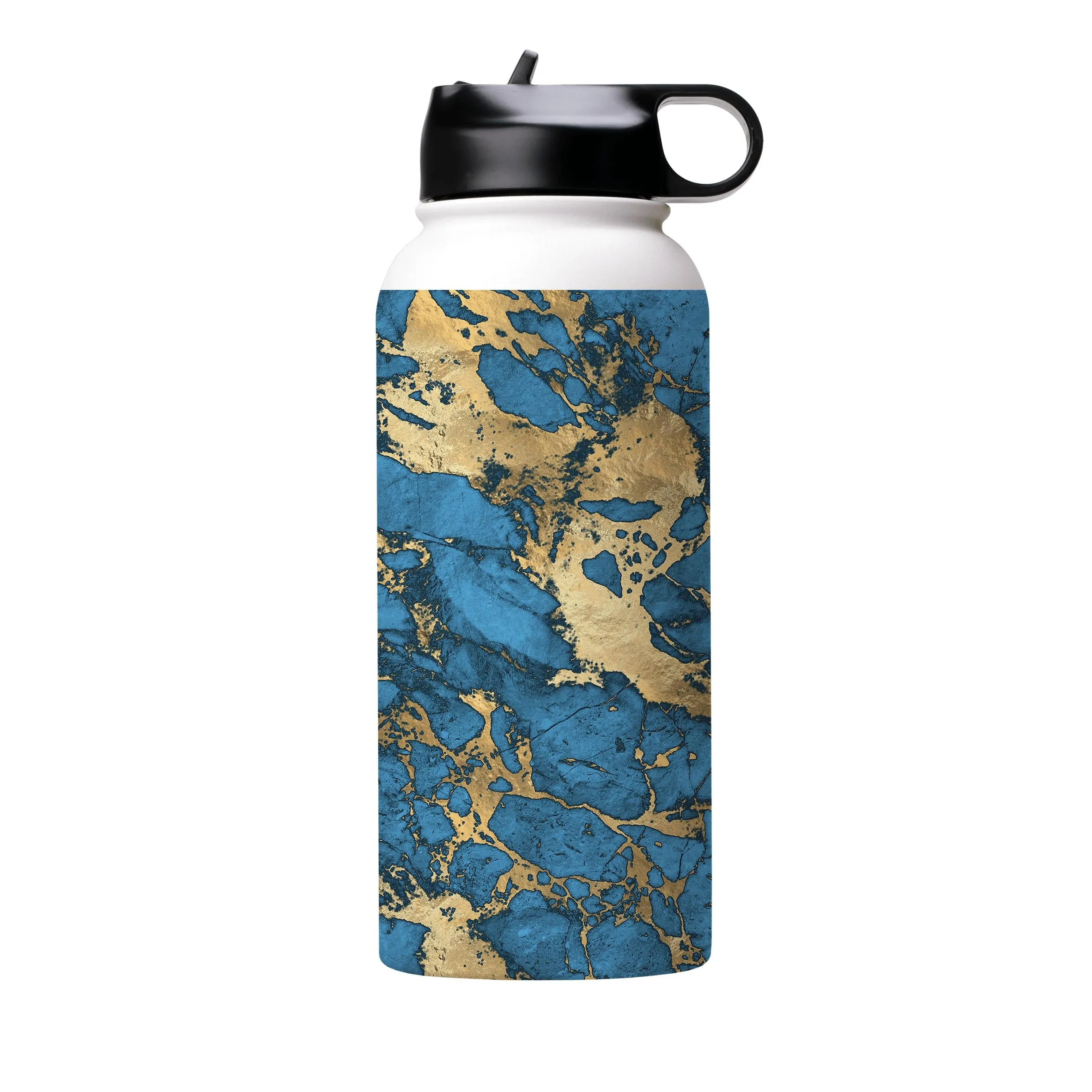 Blue Marble Insulated Stainless Steel Water Bottle