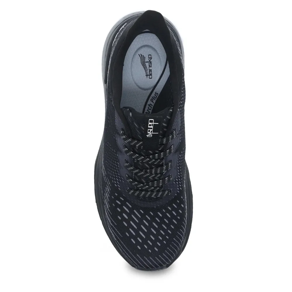 Dansko Peony Black Mesh Sneaker (Women's)