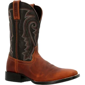 Durango Mens Westward Western Inca Brown/Black Leather Cowboy Boots