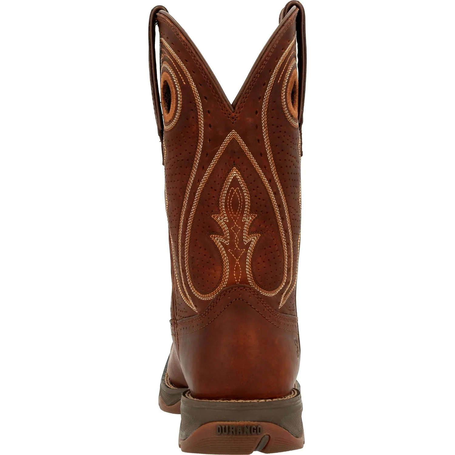 Durango Womens Lady Rebel Western Chestnut Leather Cowboy Boots