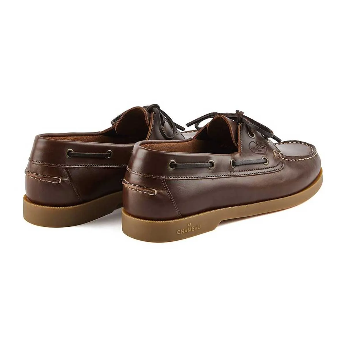 LE CHAMEAU Galion Deckshoes - Men's - Brown