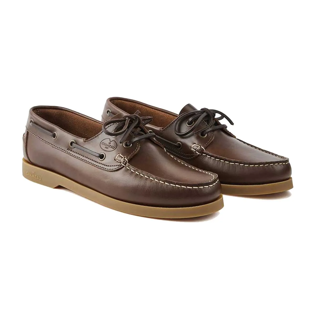 LE CHAMEAU Galion Deckshoes - Men's - Brown