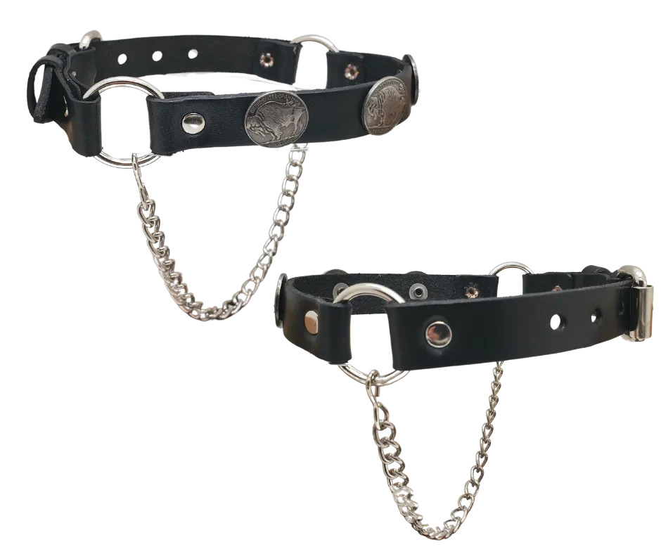 Leather Boot Chains