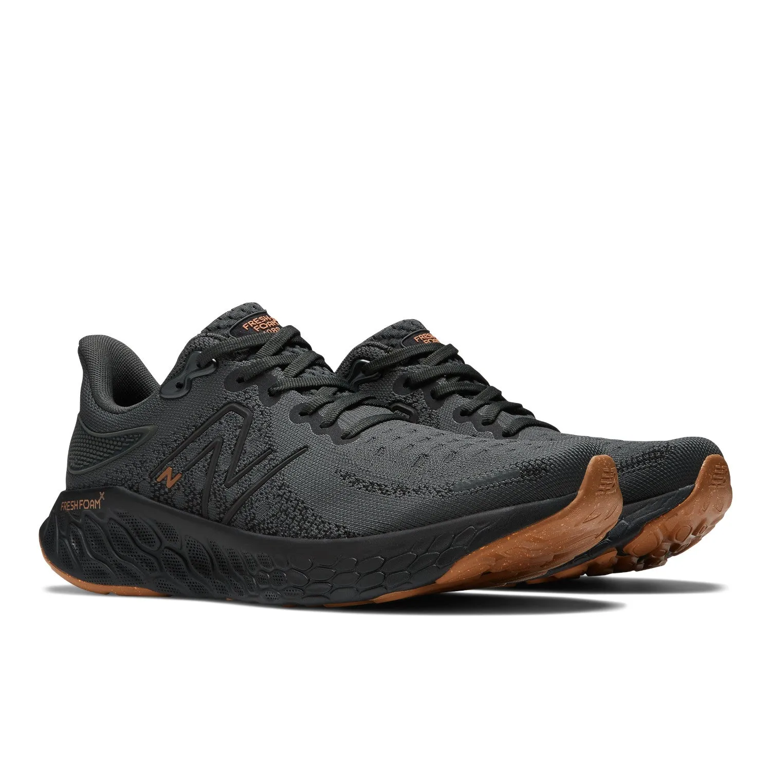 Men's New Balance Fresh Foam X 1080v12 Lounge Around Color: Blacktop with Black and Copper Metallic