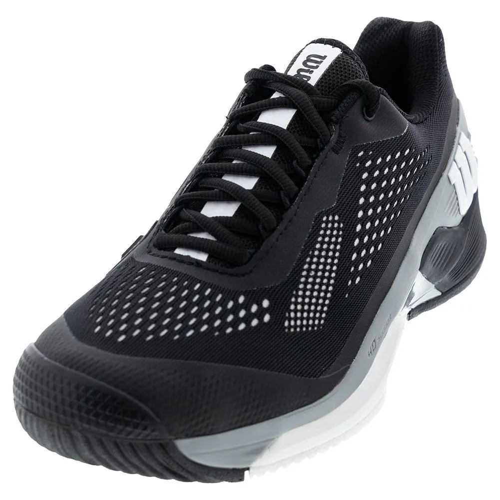 Men's Rush Pro 4.0 Tennis Shoes Black and White