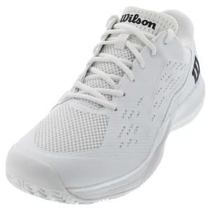 Men's Rush Pro Ace Wide Tennis Shoes White and Black