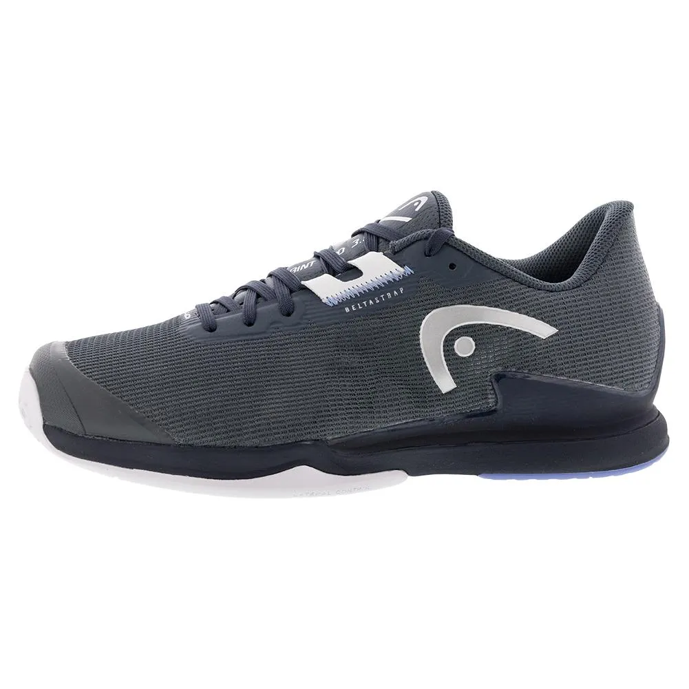 Men's Sprint Pro 3.5 Wide Tennis Shoes Dark Grey and Blue