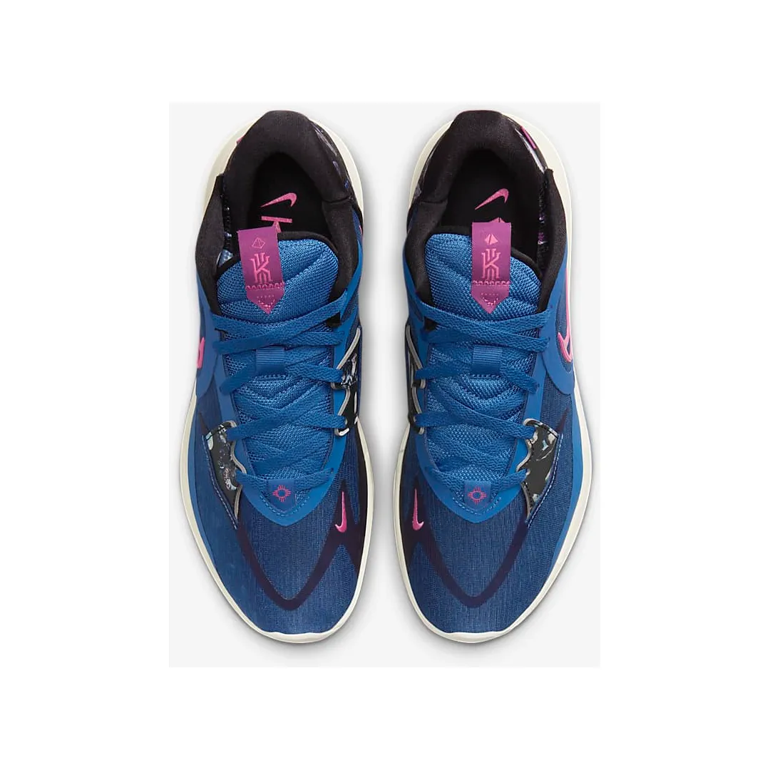 Nike Men's Kyrie Low 5 Shoes - Dark Marina Blue / Black / Viotech / Pinksicle