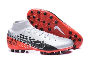 Nike Superfly 7 Academy CR7 AG Soccers Cleats Shoes Red Grey