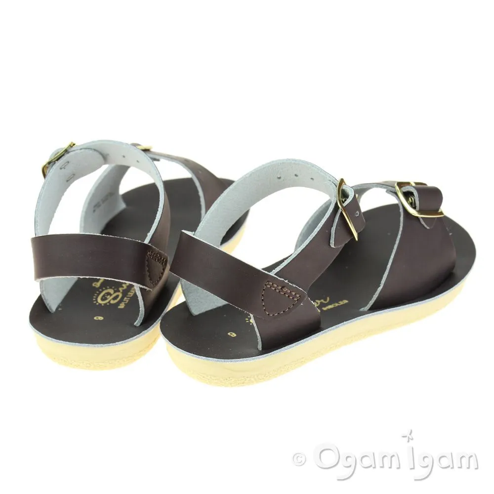 Salt-Water Surfer Boys Girls Brown Waterfriendly Sandal