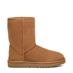 UGG Women's Classic Short II Sheepskin Boot in Chestnut