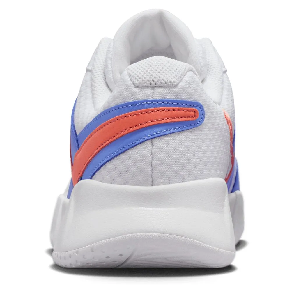 Women`s Court Lite 4 Tennis Shoes White and Lt Wild Mango