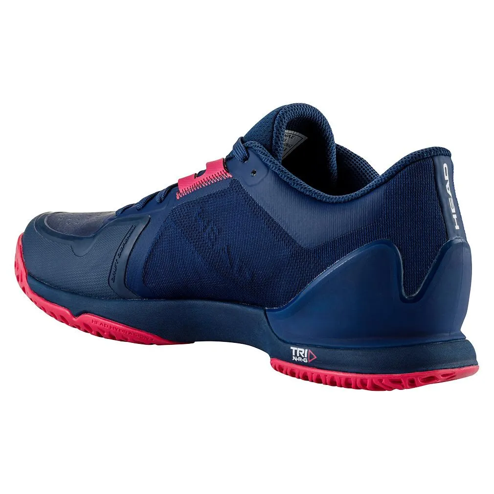 Women's Sprint Pro 3.5 Tennis Shoes Dark Blue and Azalea