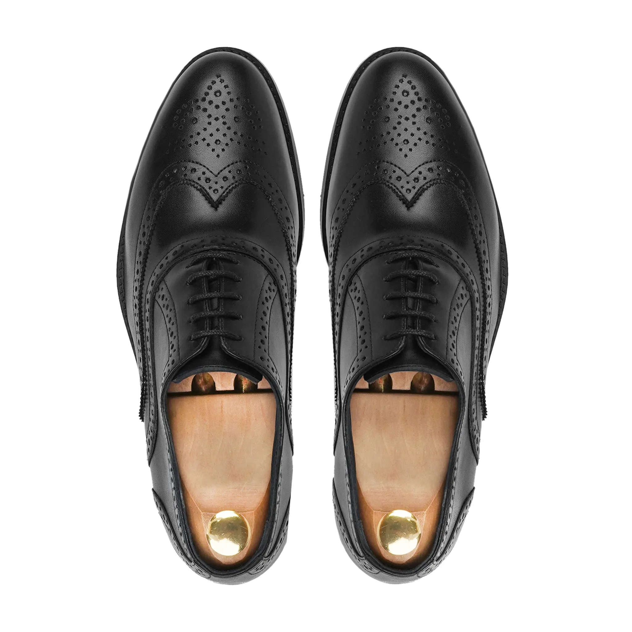 Worchester - Men's Black Calf Leather Oxford Shoe